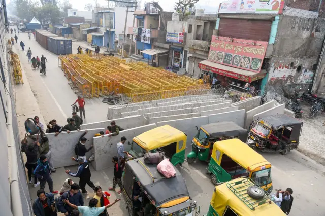 किसानों का विरोध प्रदर्शन
