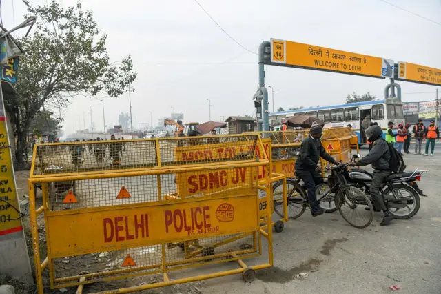 किसानों का विरोध प्रदर्शन