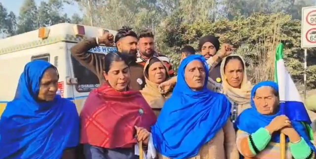ਸ਼ੰਭੂ ਬਾਰਡਰ ਉੱਤੇ ਪਹੁੰਚੀਆਂ ਕਿਸਾਨ ਬੀਬੀਆਂ