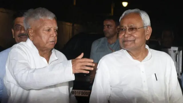 लालू यादव और नीतीश कुमार की फ़ाइल तस्वीर