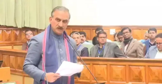हिमाचल प्रदेश की मुख्यमंत्री सुखविंदर सिंह सुक्खू