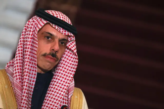 وزير الخارجية السعودي الأمير فيصل بن فرحان.