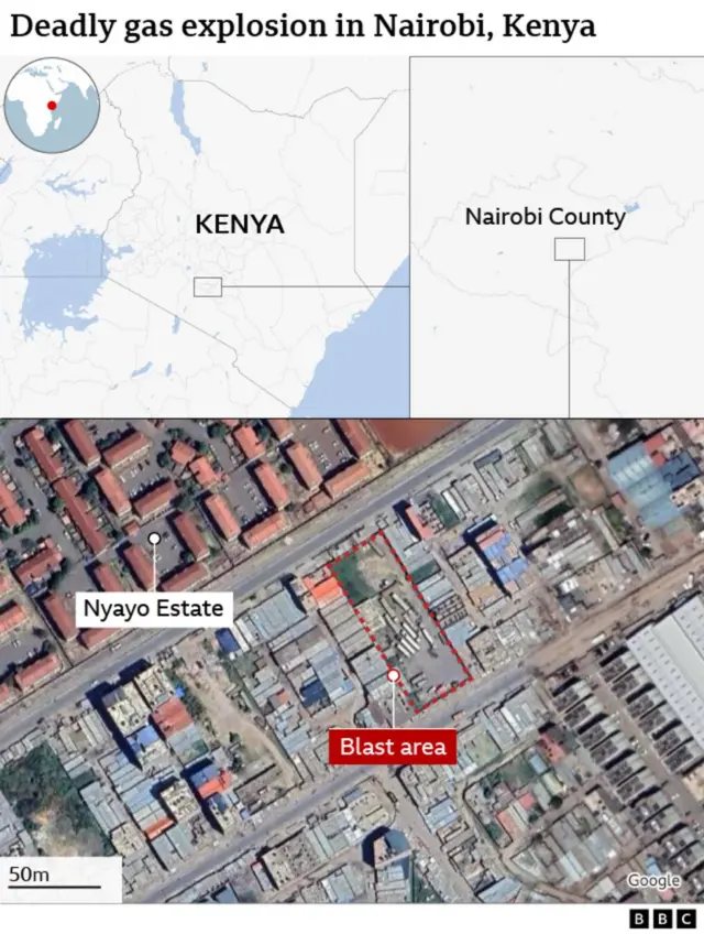 పేలుడు సంభవించిన ప్రాంతం