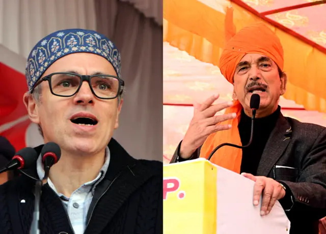 गुलाम नबी आज़ाद और उमर अब्दुल्ला