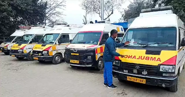 ਜੀਂਦ ਵਿੱਚ ਐਂਬੂਲੈਂਸਾਂ ਦੀ ਤੈਨਾਤੀ ਕੀਤੀ ਗਈ ਹੈ