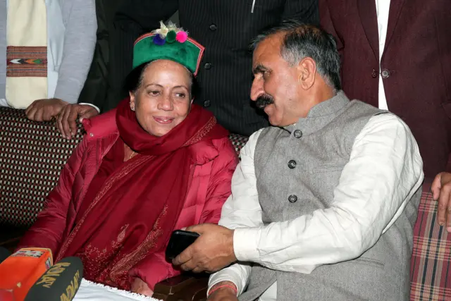 प्रतिभा सिंह- सुखविंदर सिंह सूक्खू