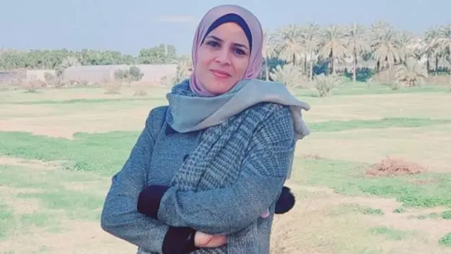 تعيش نشوى رزق حاليا في رفح