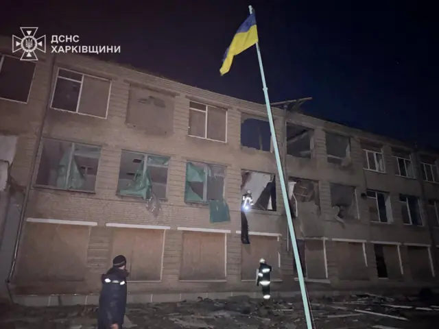 последствия атаки Харьковская область