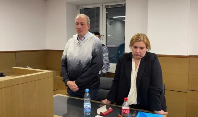 Соколов во время заседания суда