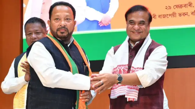 सीएम हेमत बिस्वा सरमा के साथ राणा गोस्वामी