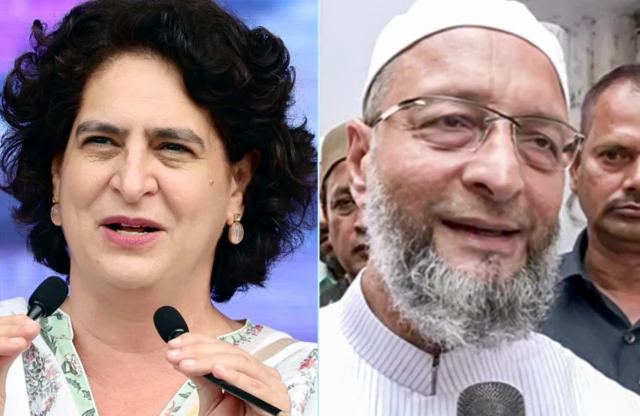 प्रियंका और ओवैसी
