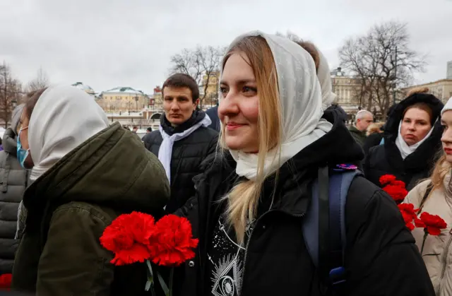 Участница акции