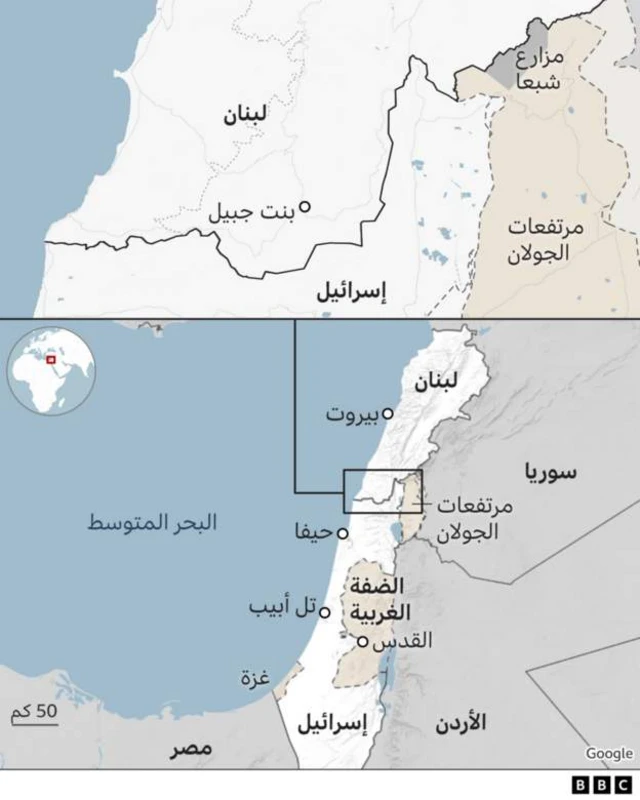 الحدود بين لبنان وإسرائيل