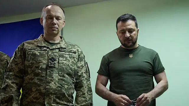 Александр Сырский и Владимир Зеленский (снимок опубликован 8 июня 2023 года)