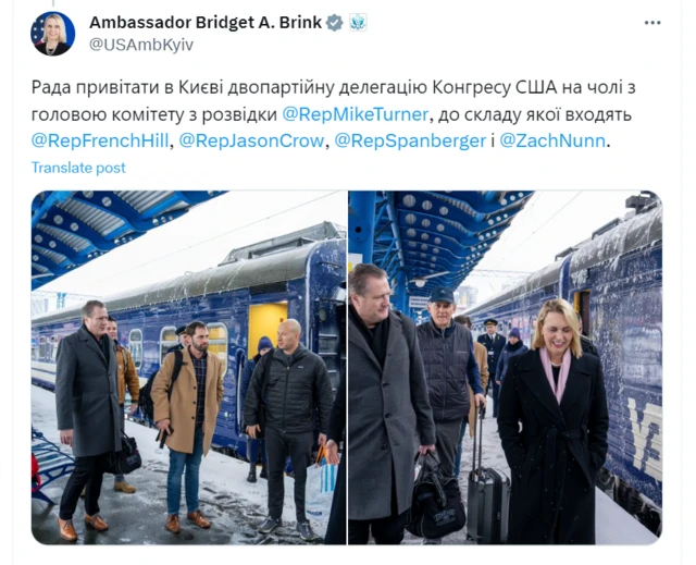 твит посла Бринк