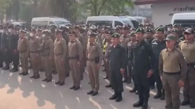 ထိုင်းအာဏာပိုင်တွေက ရဲတပ်ဖွဲ့ဝင် ၁၀၀ ကျော်နဲ့ ပို့ဆောင်ပေးခဲ့