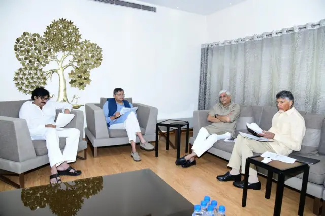 టీడీపీ, జనసేన, బీజేపీ పొత్తు సమావేశం