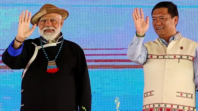 अरुणाचल प्रदेश में पीएम मोदी