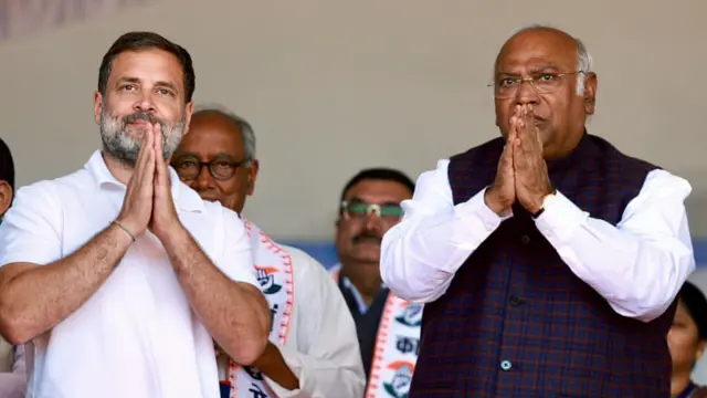 राहुल गांधी और मल्लिकार्जुन खड़गे