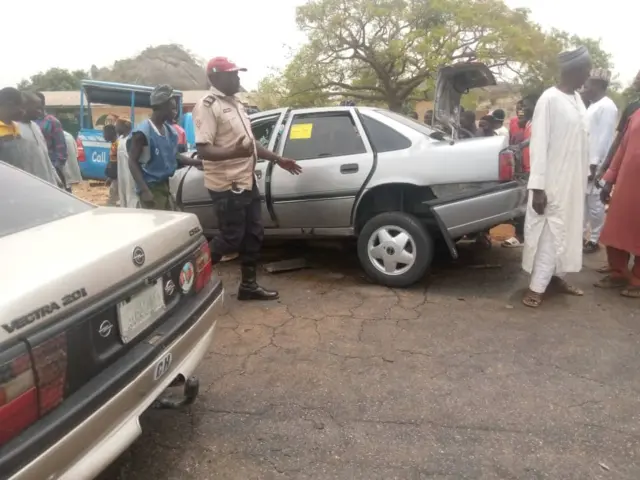 Accident scene