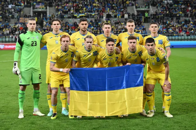 Сборная Украины перед матчем с Исландией