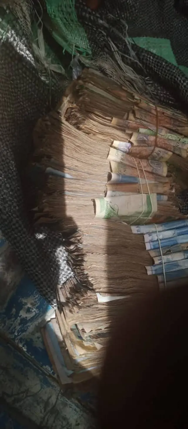 Cash belonging to an accident victim