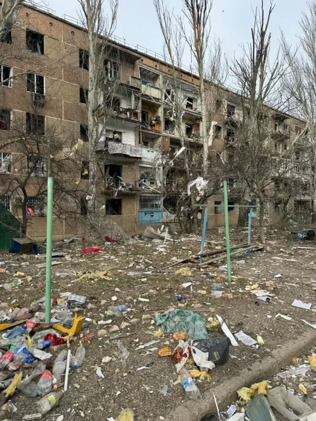 Последствия российского обстрела, Курахово