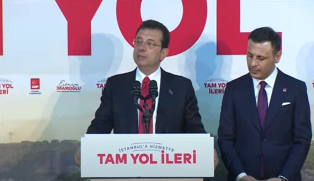 İlk sonuçlara göre İstanbul’un yeniden büyükşehir belediye başkanı seçilen Ekrem İmamoğlu: “Bizi mutlu eden hedeflerimizin ilçeler noktasında da gerçekleşmiş olmasıdır”