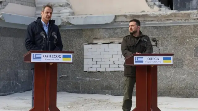 Одесса, Зеленский, премьер-министр Греции