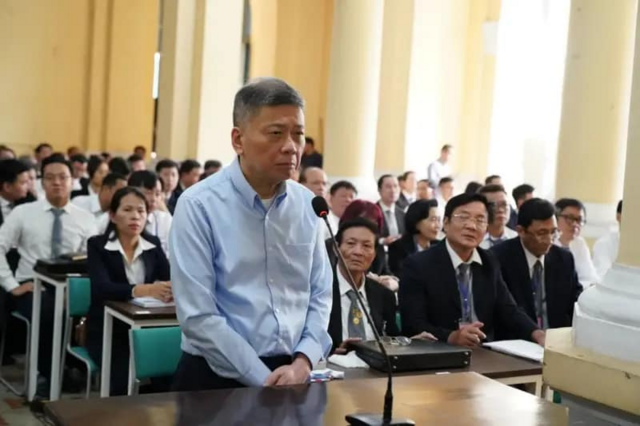 Ông Chu Lập Cơ trong những ngày bị xét xử tại Tòa án nhân dân TP HCM