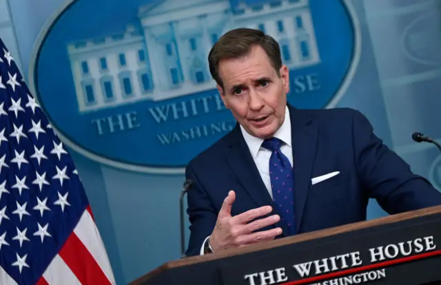 नेशनल सिक्योरिटी काउंसिल के प्रवक्ता जॉन किर्बी