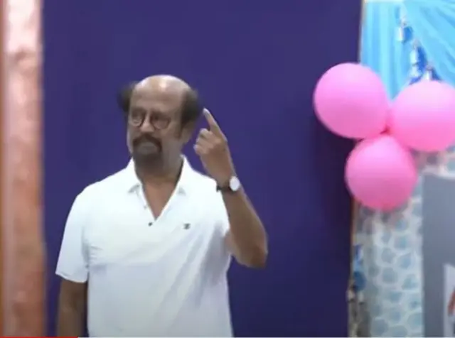 Rajinikanth casts vote