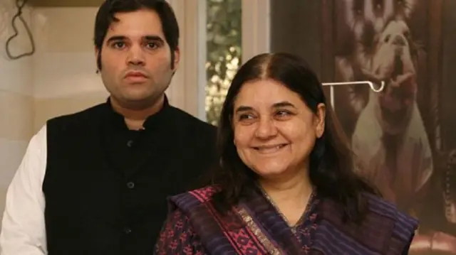 वरुण और मेनका गांधी