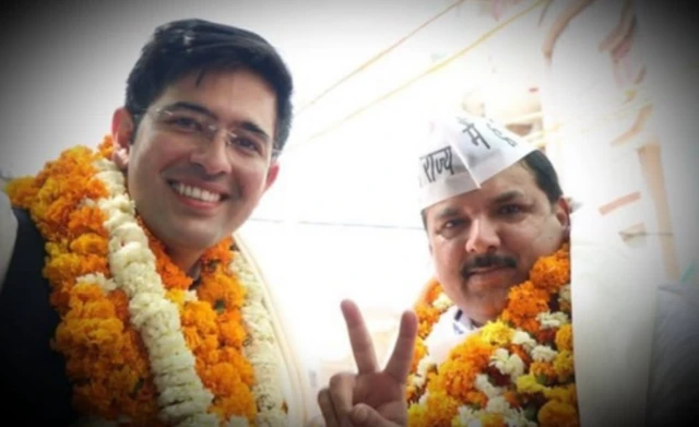 राघव चड्ढा और संजय सिंह