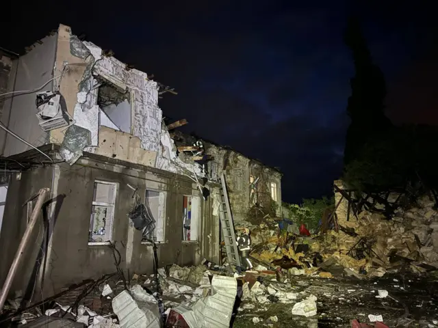 Одесса, разрушения