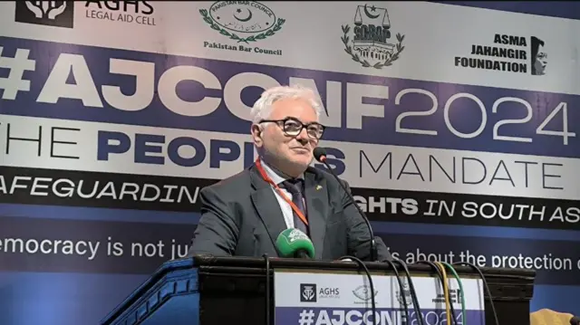 جرمن سفیر، پاکستان، عاصمہ جہانگیر کانفرنس، لاہور، غزہ