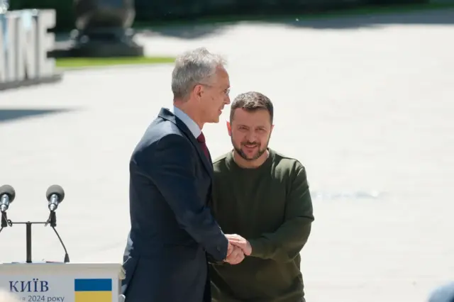 Столтенберг и Зеленский
