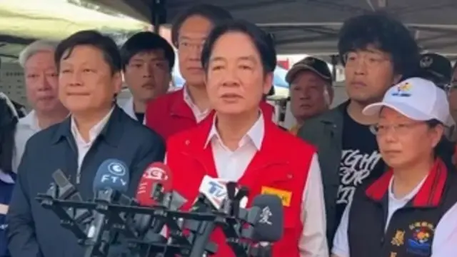 賴清德抵達花蓮