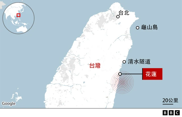 Hualien location