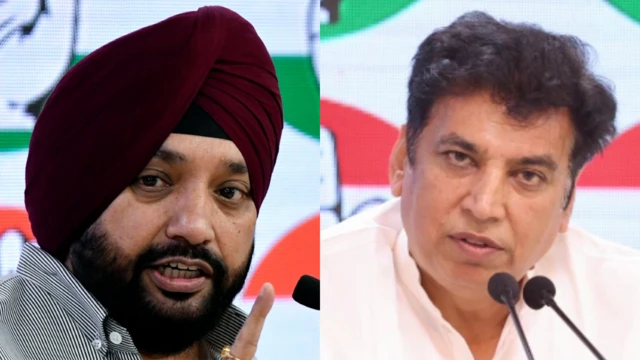 अरविंदर सिंह लवली (बाएं), देवेंद्र यादव (दाएं)