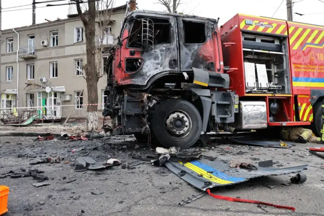 Последствия ударов по Харькову