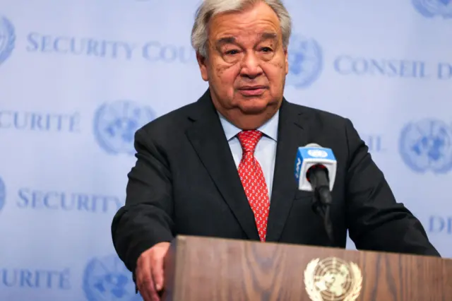 BM Genel Sekreteri Guterres