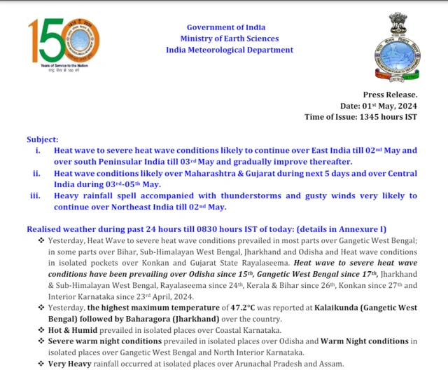 हवामान अंदाज