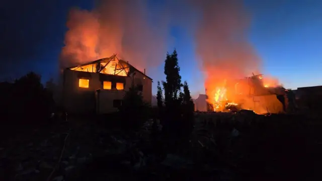 Пожар в Харькове