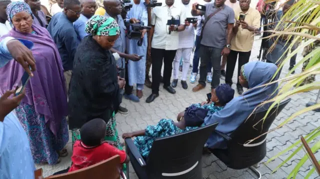 Wata 'yar Chibok da sojoji suka kuɓutar