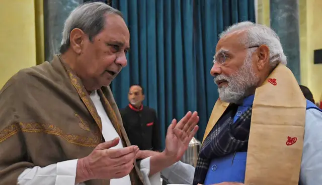 नवीन पटनायक और नरेंद्र मोदी की फ़ाइल फ़ोटो