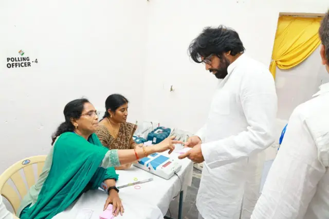 పవన్ కల్యాన్ ఓటు
