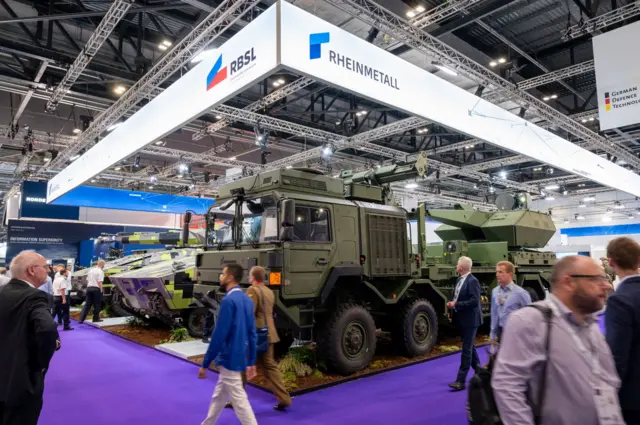 выставка продукции Rheinmetall