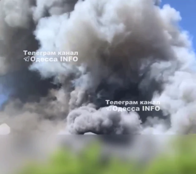 пожар под Одессой