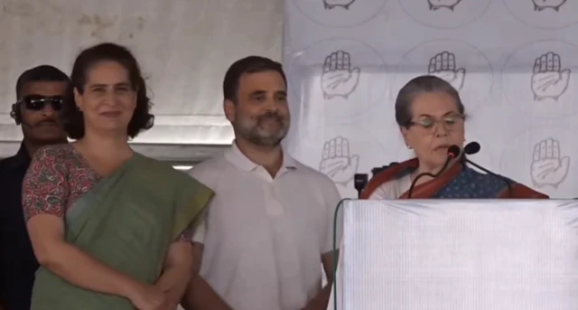 सोनिया गांधी, प्रियंका गांधी, राहुल गांधी